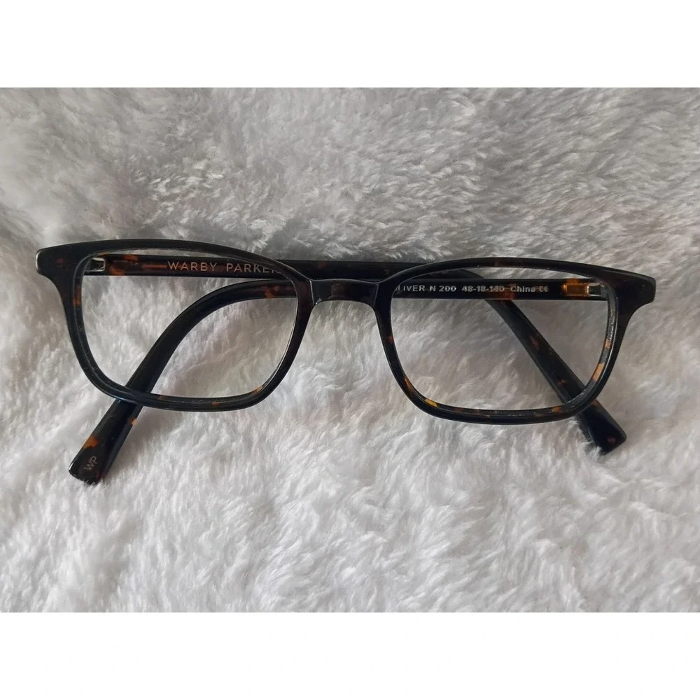 Warby Parker Oliver N 200 Tortoise Eyeglass Frames 48-18-140 Unisex No Lenses